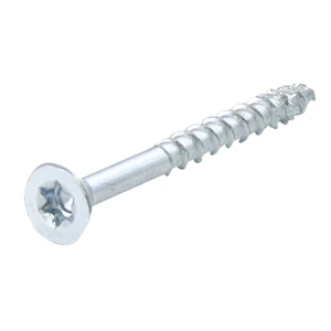 PIJA CABEZA PLANA TORX GALV. P/MDF #6 x 1-1/2" (38,1 mm) T10 (Precio x Pza - Caja c/1000 piezas)