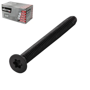 TORN. C.PLANA TORX T/F NEGRO 1/4X2 (Precio x Caja - Caja c/200 pzs