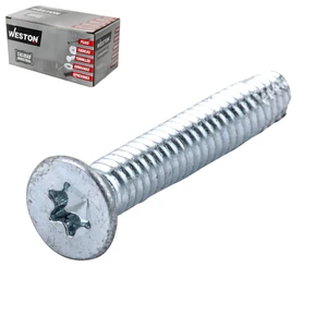 TORN. C.PLANA TORX T/F GALV. 1/4X1-1/2 (Precio x Caja - Caja c/200 pzas)