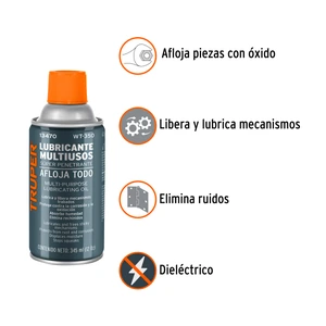 Lubricante multiusos en aerosol, 345ml (12oz), TRUPER