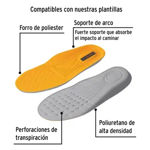 Bota de seguridad negra, #26, casquillo de poliamida, PRETUL