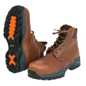 17854 / ZC-329C Zapato dieléctrico café #29 con casquillo poliamida, Truper