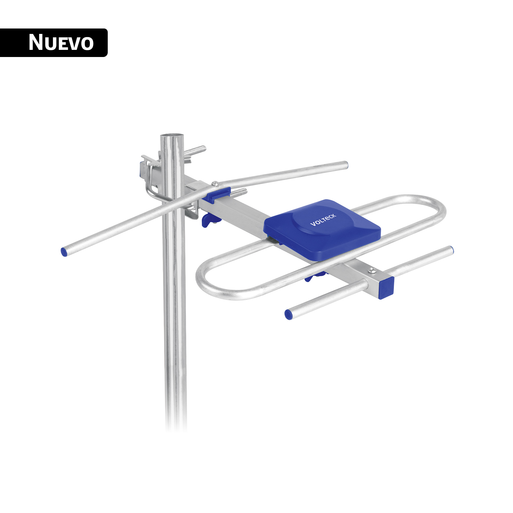  Antena aérea para TV HD, 3 elementos, VOLTECK