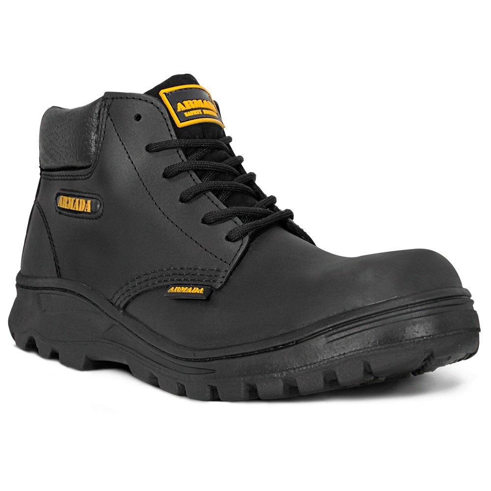 Calzado de Piel 100% Natural Dieléctrico Negro ARMADA 103NPD