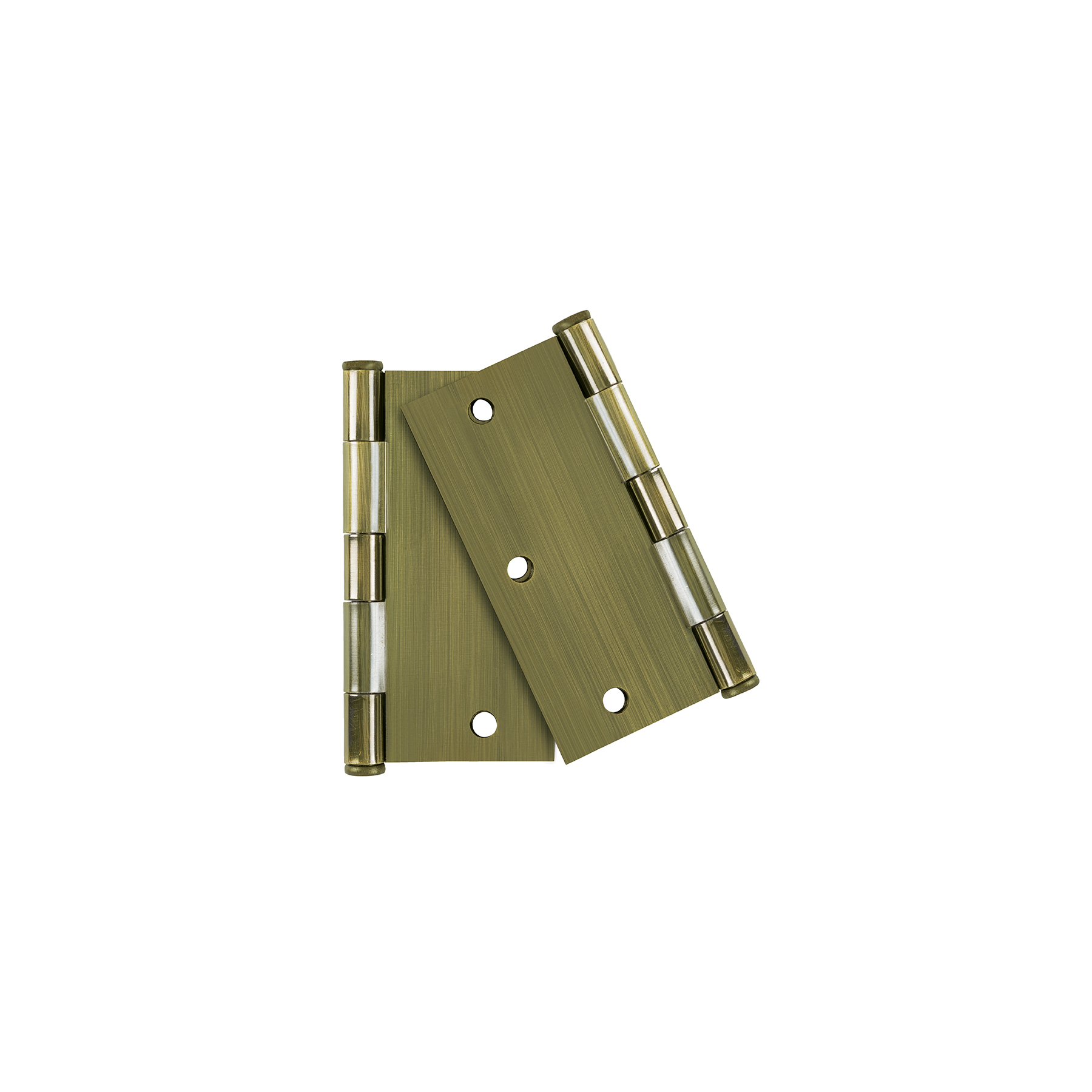 Bolsa con 2 bisagras cuadradas 3-1/2', acero antiguo, BASIC