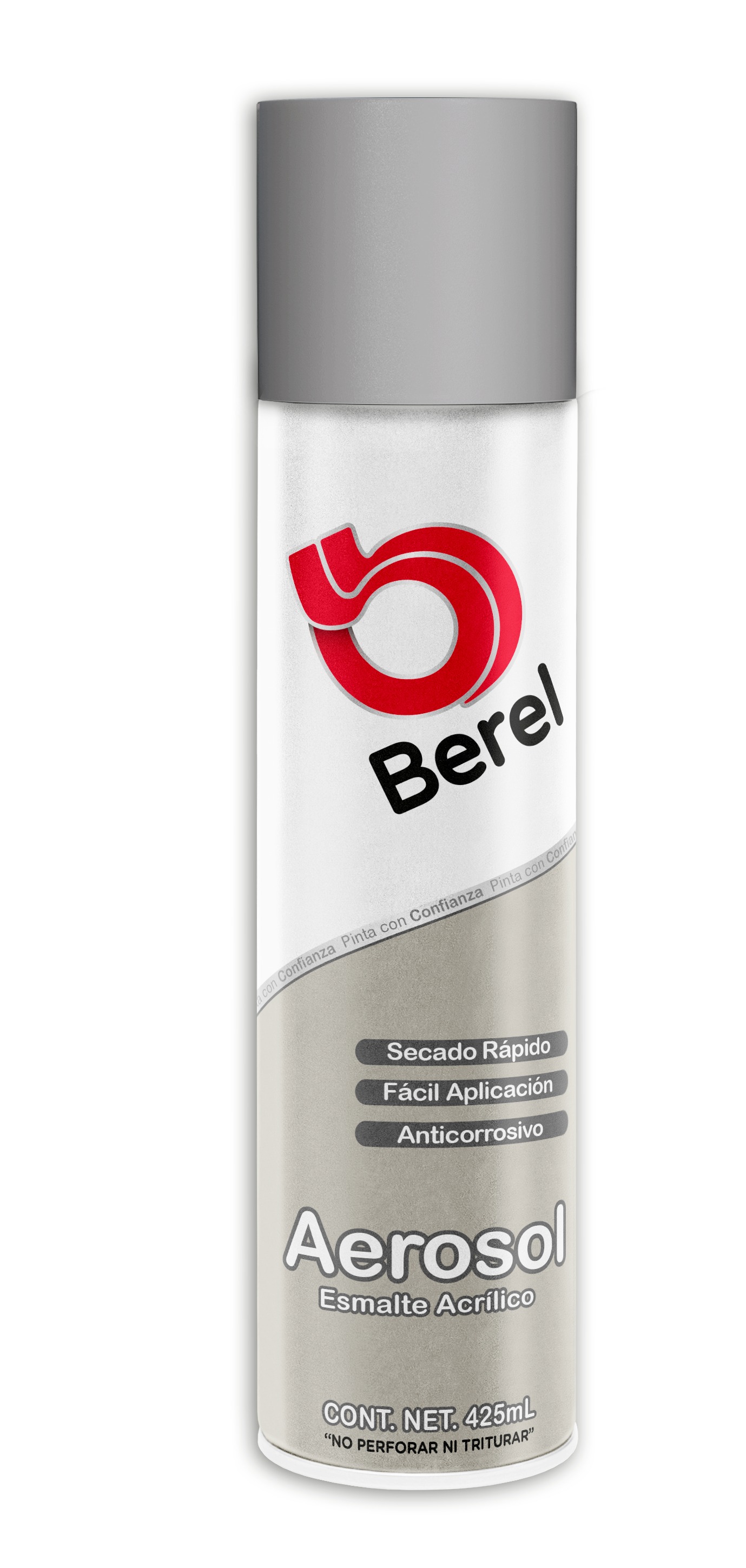 Esmalte Acrílico en Aerosol - Acrílico - Metálico Aerosol 0.43 L - Aluminio