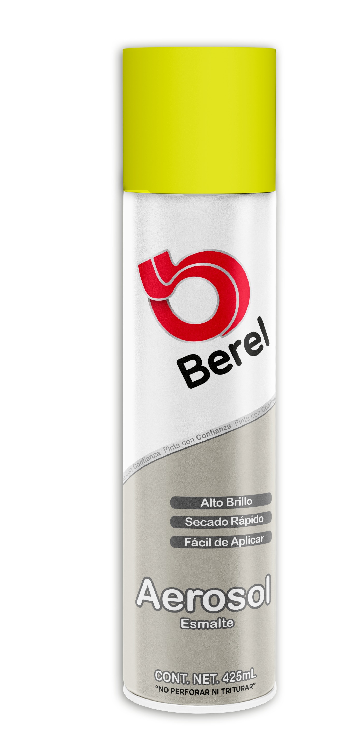 Esmalte Acrílico Fluorescente en Aerosol - Acrílico - Satinado Aerosol 0.43 L - Amarillo