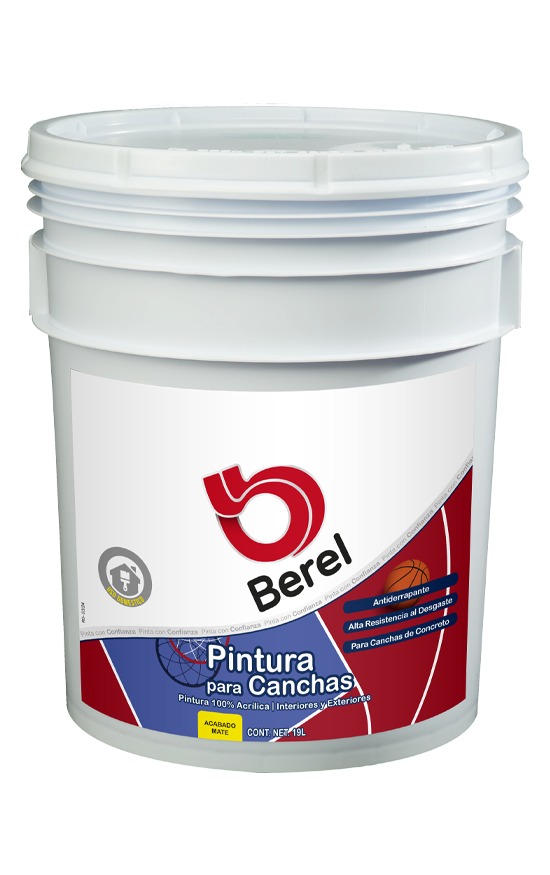 Pintura para Canchas - Acrílica - Mate Cubeta 19 L