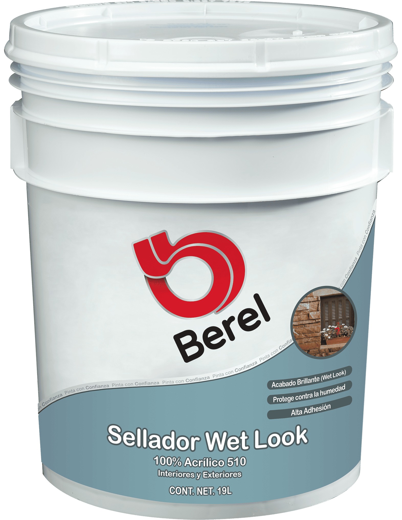 Sellador Wet Look - Acrílico - Brillante Cubeta 19 L