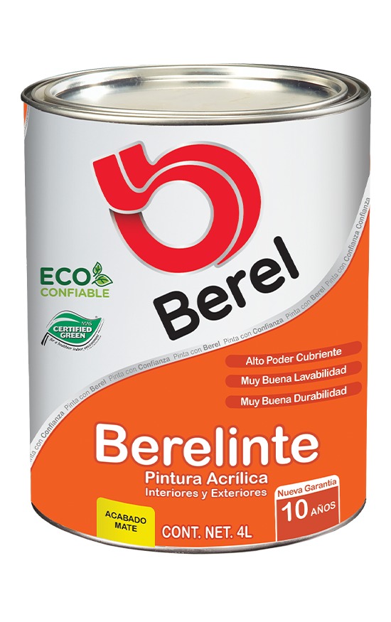 Berelinte - Acrílica - Mate Galón 4 L