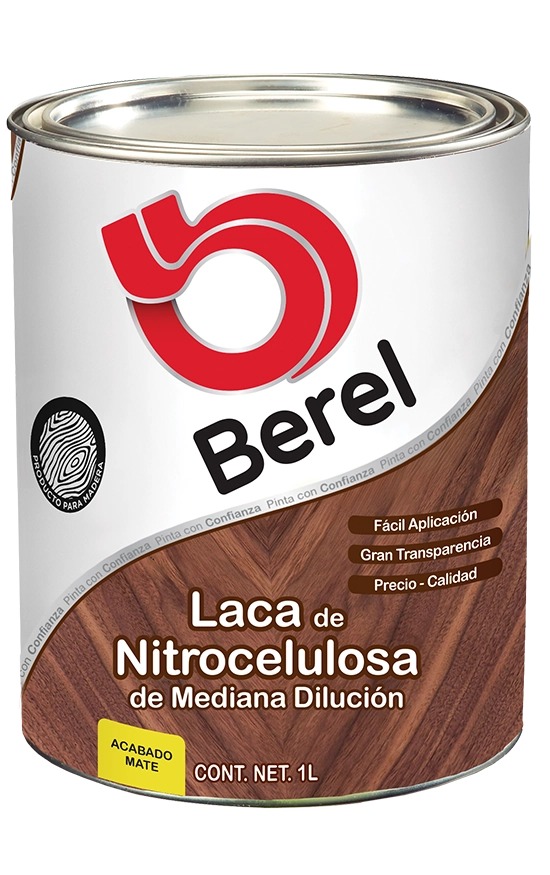 Laca de Nitrocelulosa de Mediana Dilución Litro 1 L