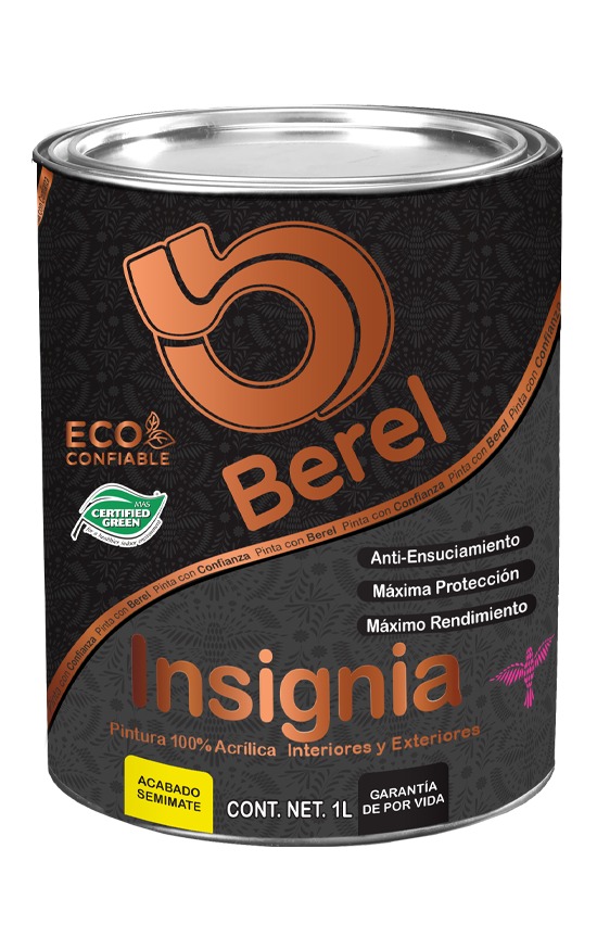 Insignia - Acrílica - Semimate Litro 1 L