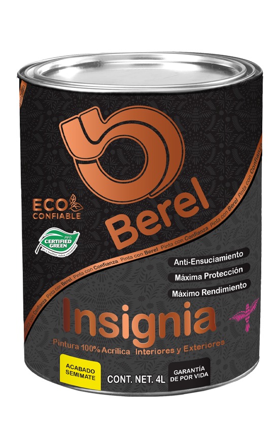 Insignia - Acrílica - Semimate Galón 4 L