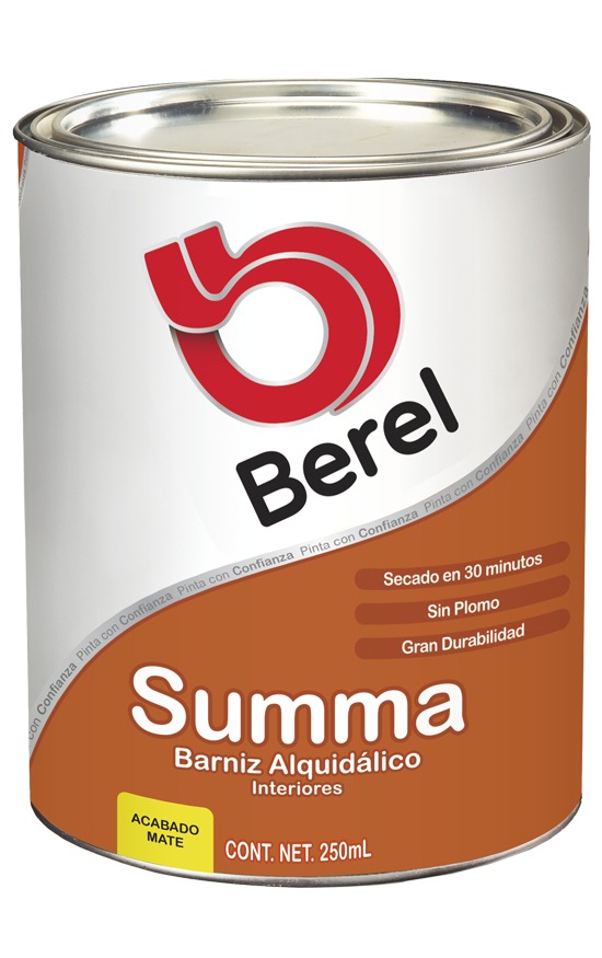 Barniz Summa - Alquidálico - Mate Cuartito 0.25 L