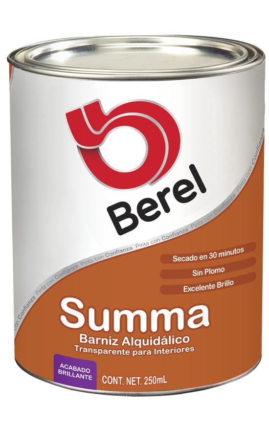 Barniz Summa - Alquidálico - Brillante Cuartito 0.25 L