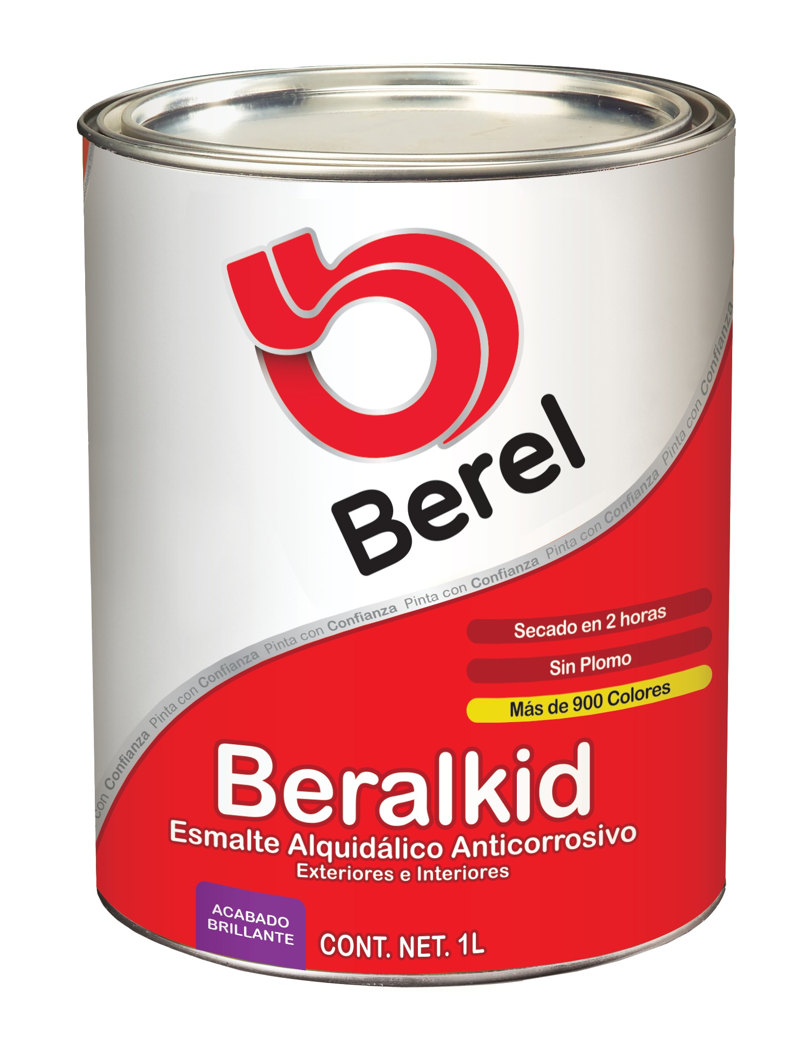 Esmalte Beralkid - Color - Brillante Litro 1 L