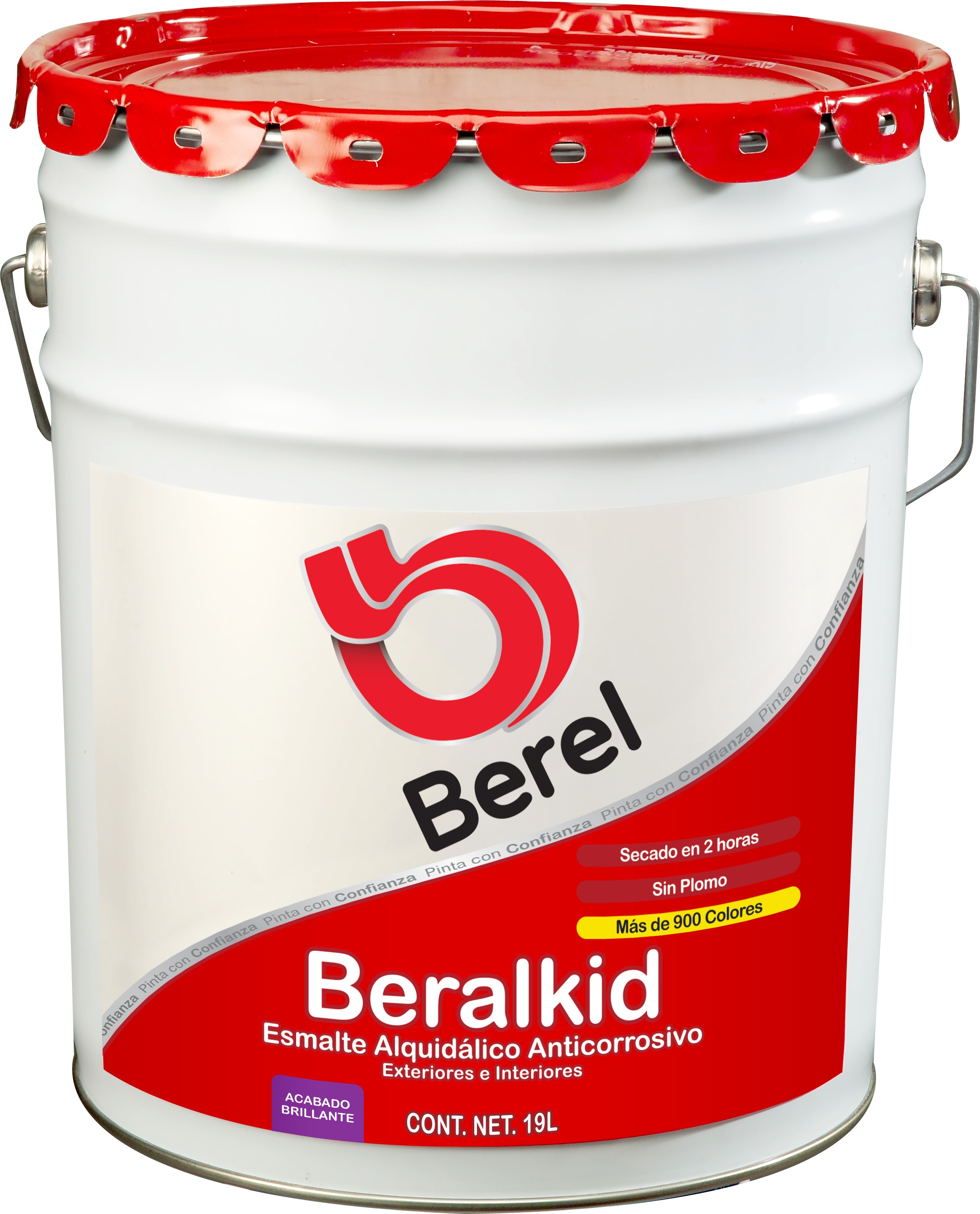 Esmalte Beralkid - Color - Brillante Cubeta 19 L