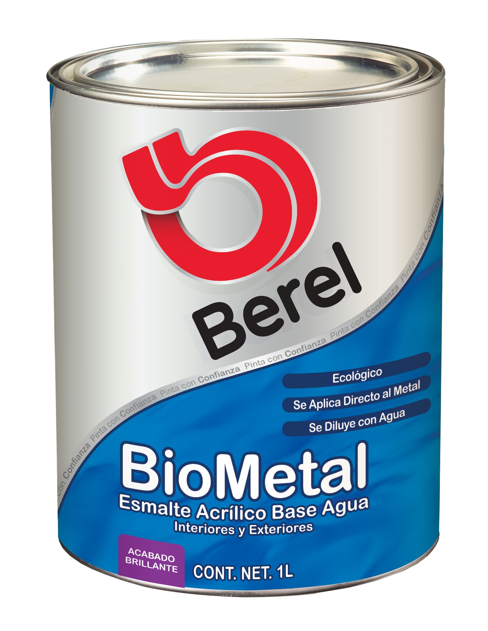 Biometal - Acrílico - Brillante Litro 1 L