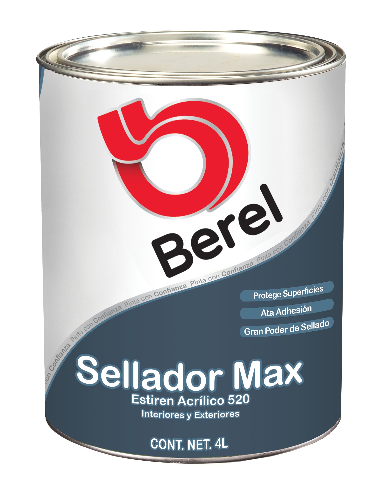 Sellador Max - Acrílico - Transparente Galón 4 L