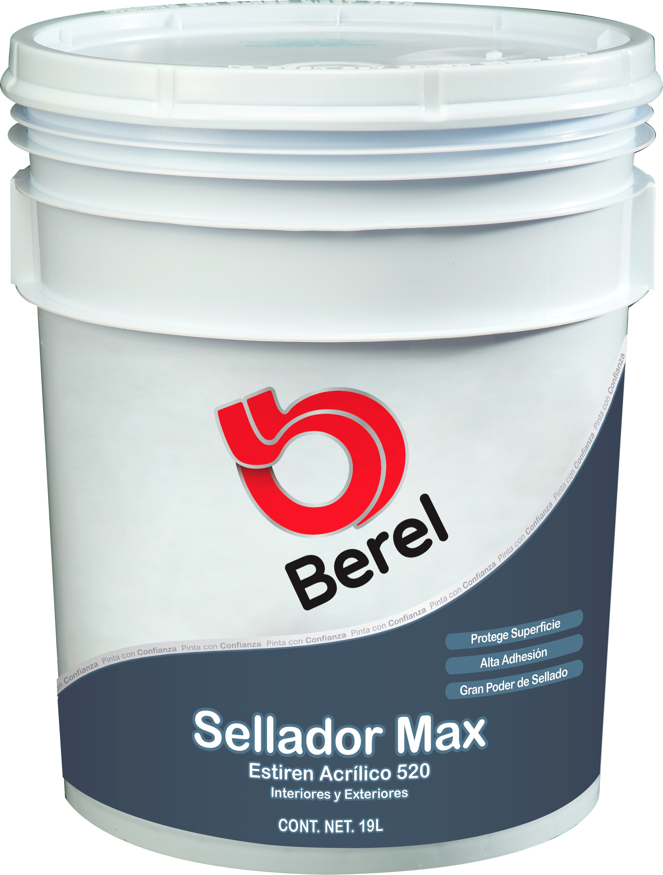 Sellador Max - Acrílico - Transparente Cubeta 19 L
