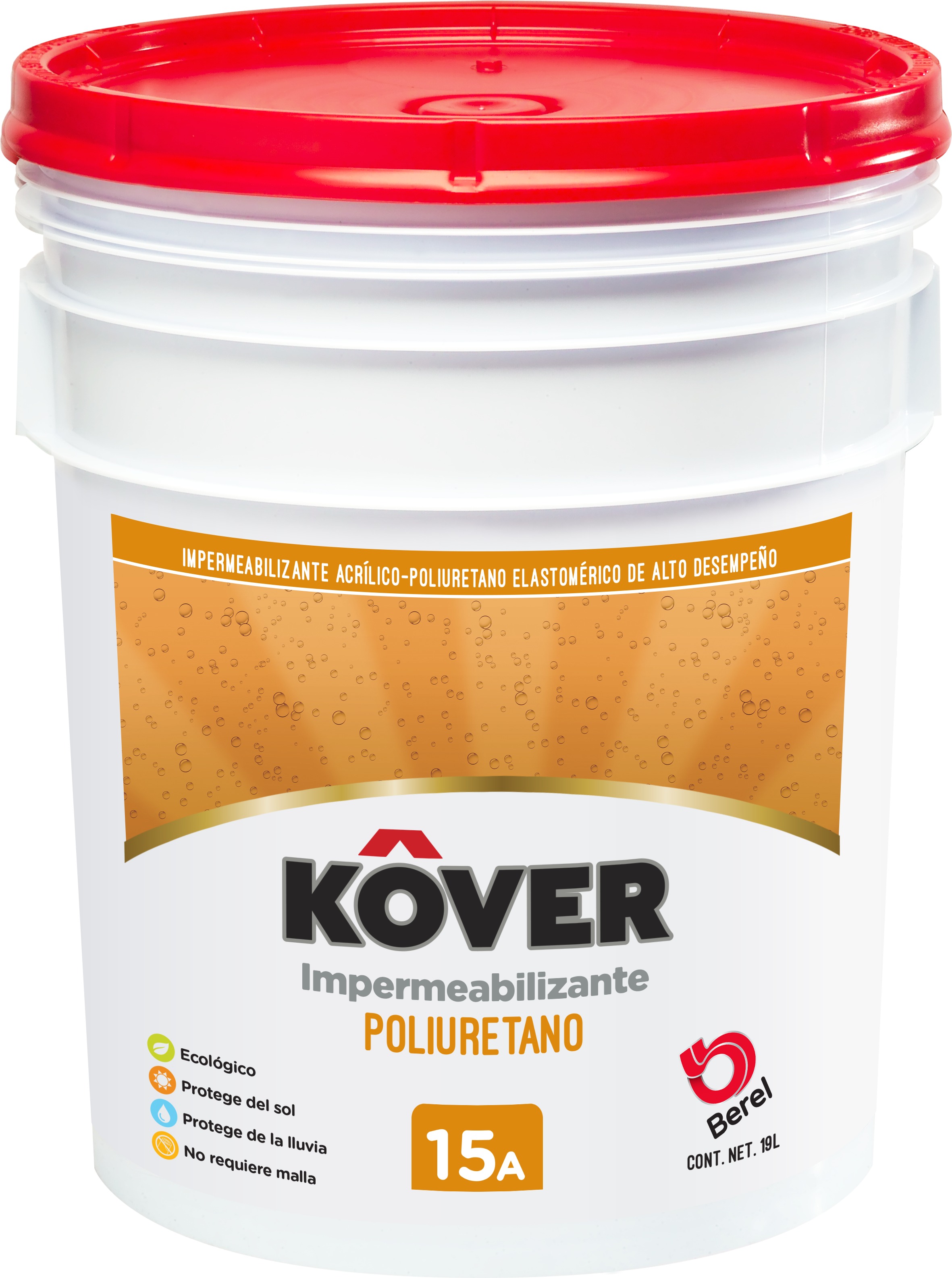 Kover Poliuretano - Único Cubeta 19 L