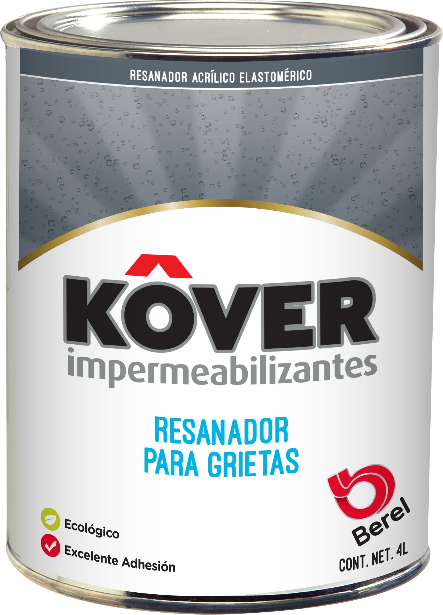 Resanador para Grietas Kover - Único Galón 4 L