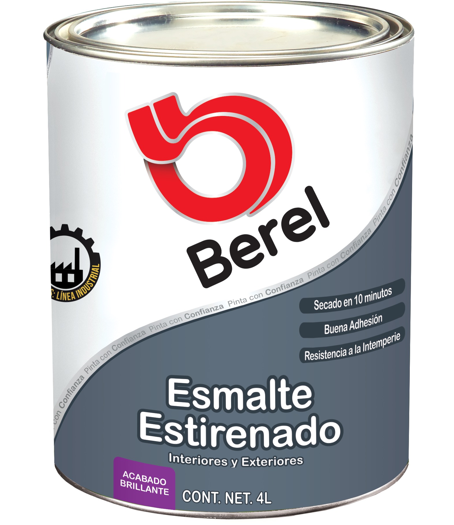Esmalte Estirenado - Brillante Galón 4 L