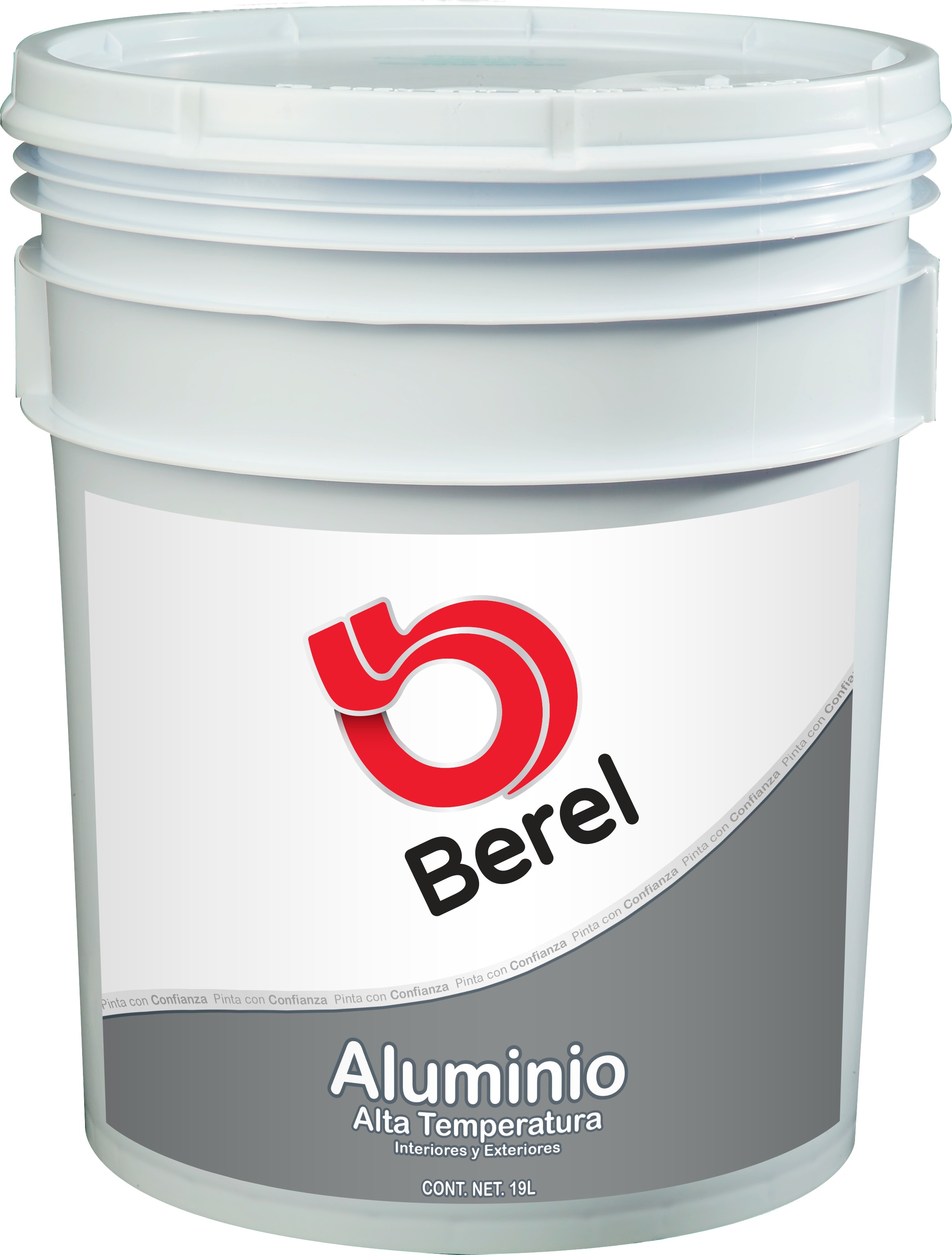 Pintura de Aluminio - Alta Temperatura - Satinado Cubeta 19 L