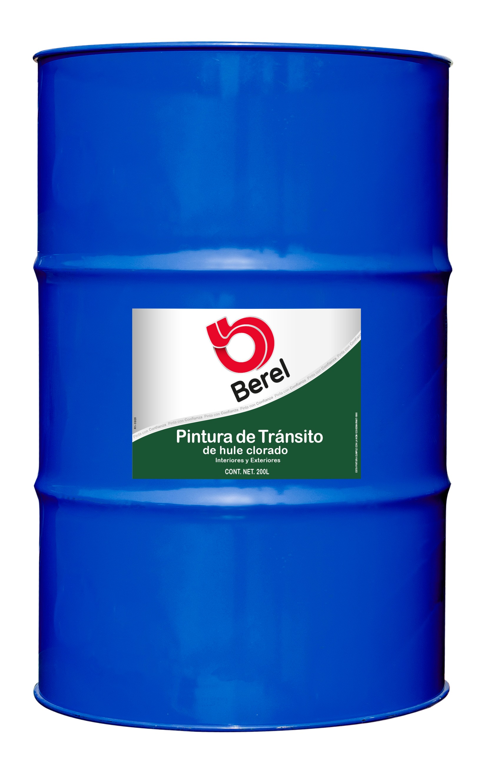 Pintura de Tránsito - Hule clorado - Único Barril 200 L