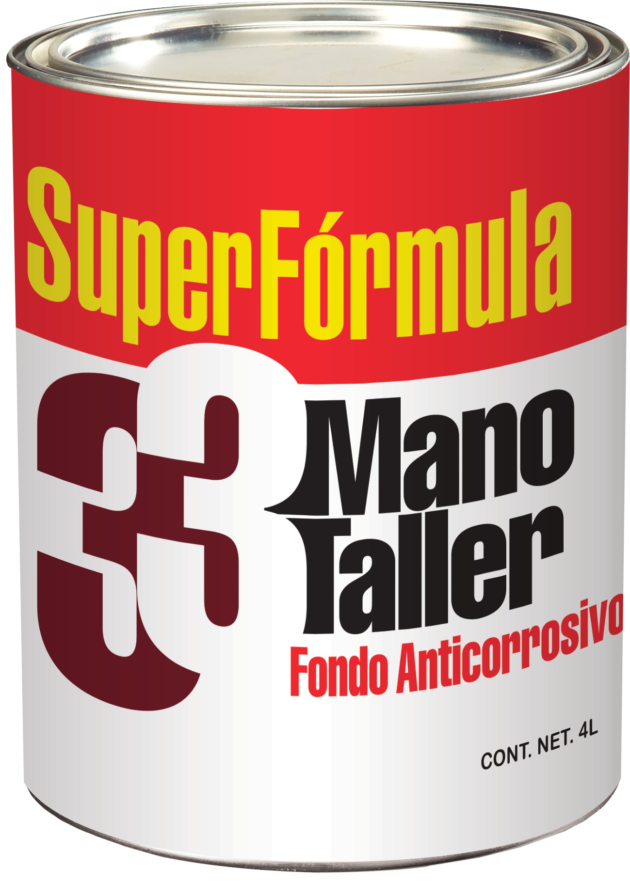 Fondo Mano Taller - Único Galón 4 L