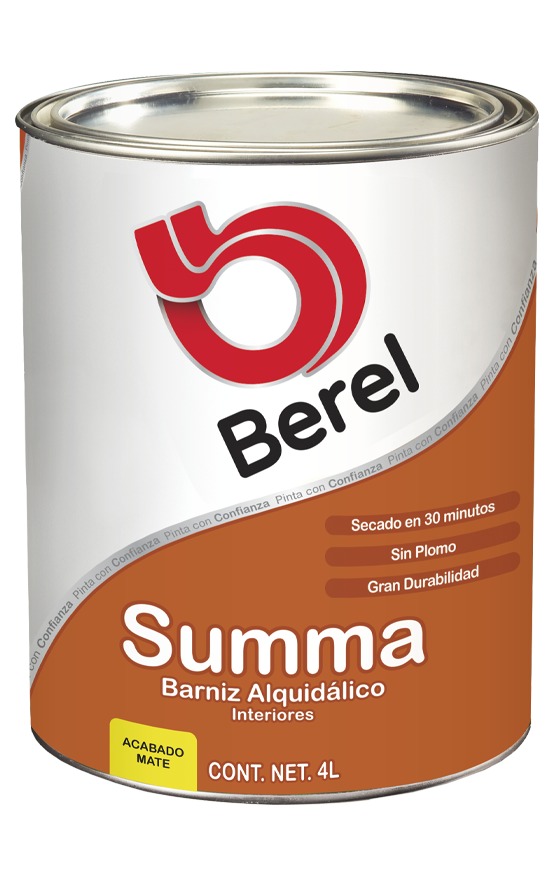Barniz Summa - Alquidálico - Mate Galón 4 L