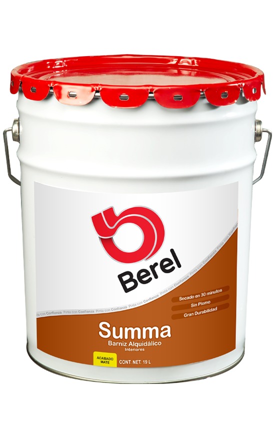 Barniz Summa - Alquidálico - Mate Cubeta 19 L