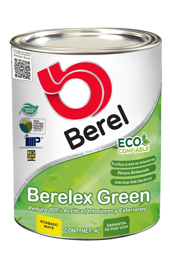 Berelex Green - Acrílica - Mate Galón 4 L