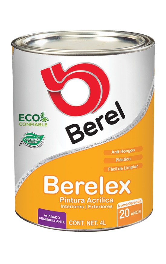 Berelex - Acrílica - Semibrillante Galón 4 L