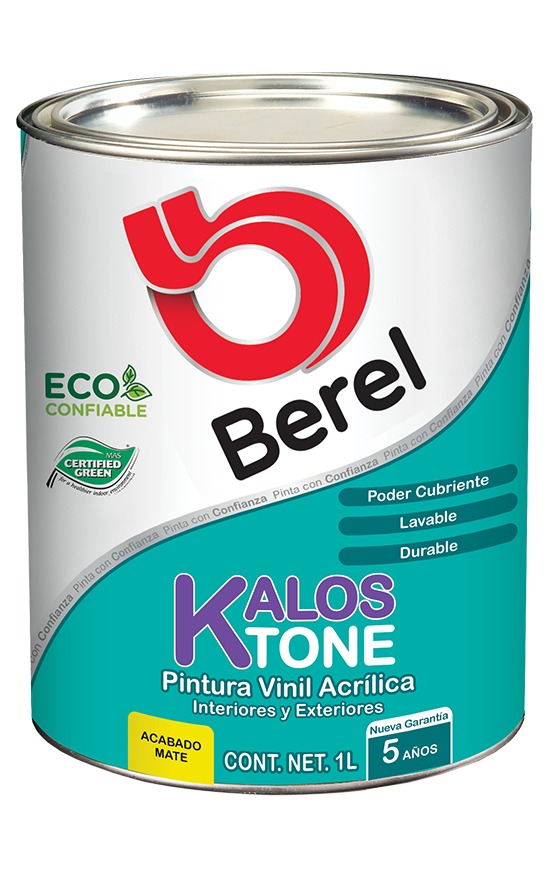 Kalos Tone - Vinil Acrílica - Mate Litro 1 L