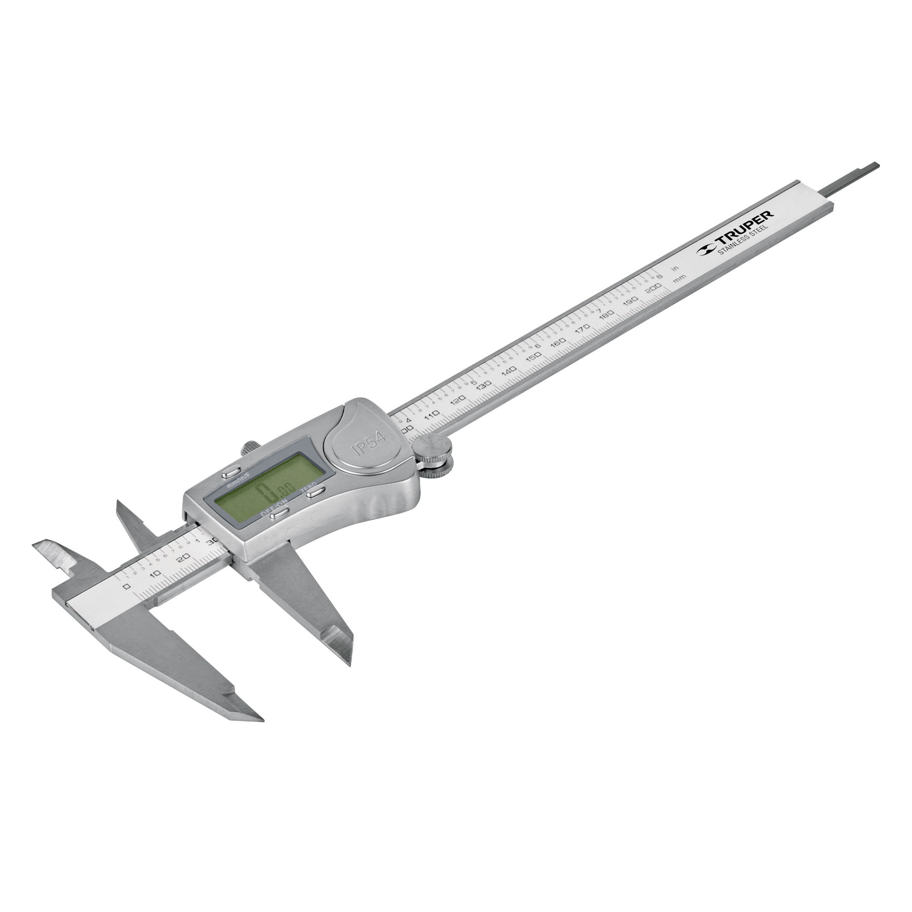 Calibrador Vernier Digital 6 Acero Inox, Std y Mm, Truper - Promart