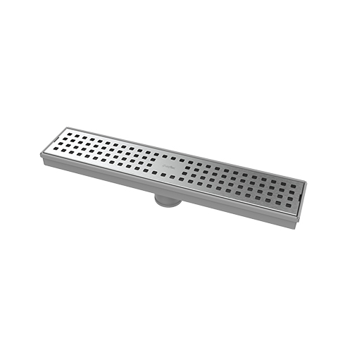Coladera lineal residencial de acero inoxidable 40 cm