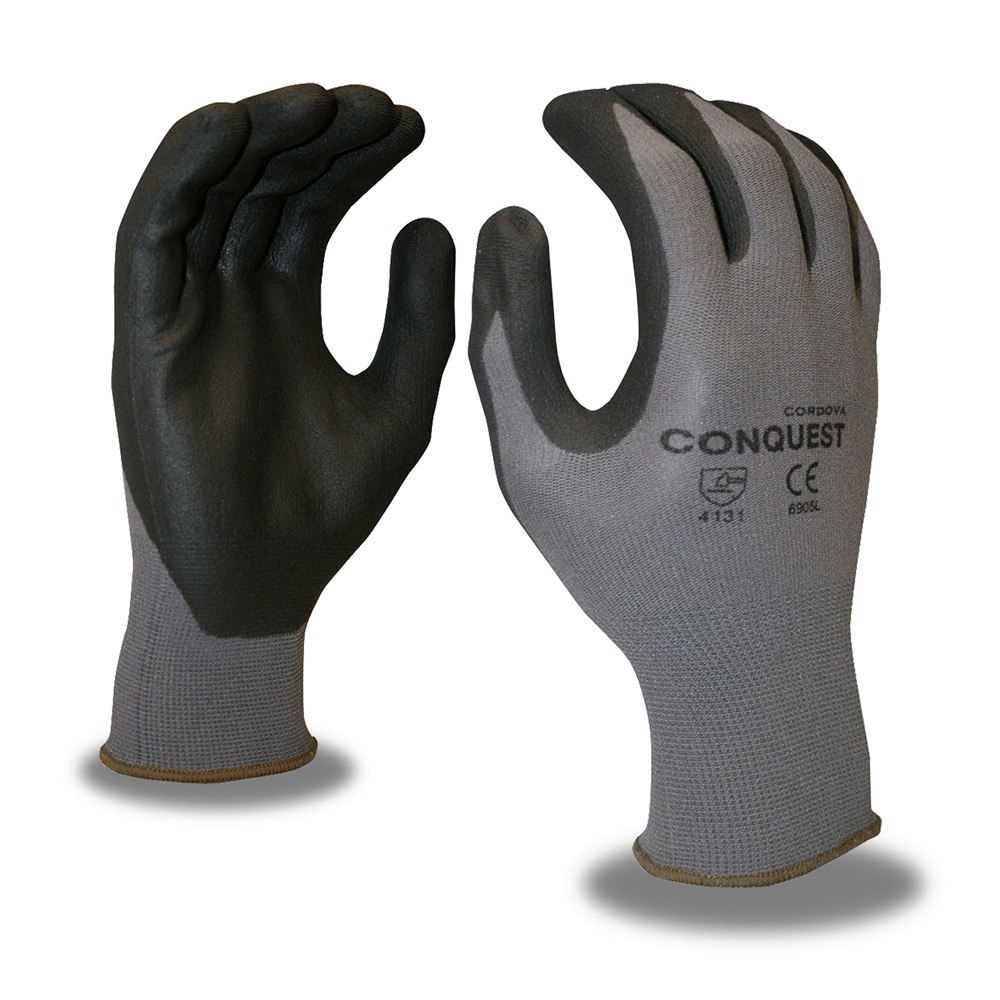 Guante Cal 15 Recubierto de Nitrilo Gris T-Xs CORDOVA 6905
