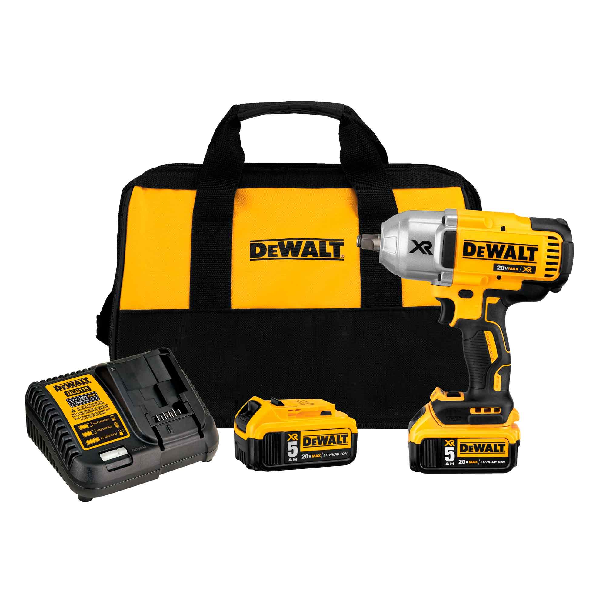 Llave de Impacto Inalámbrica 1/2 Pulgadas 20V DCF899HP2 Dewalt