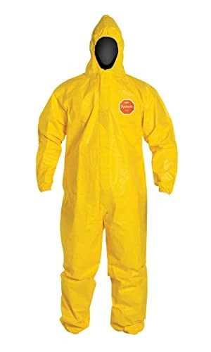 Overol Tychem 2000® con Capucha y Ajustes Elásticos Color Amarillo DuPont™ QC127S