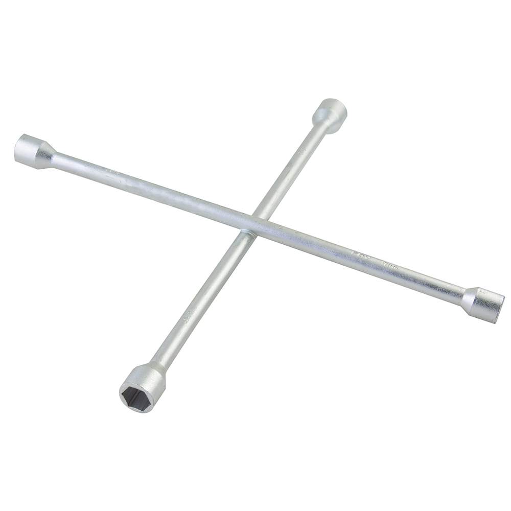 Llave de cruz cromada 20" Foy
