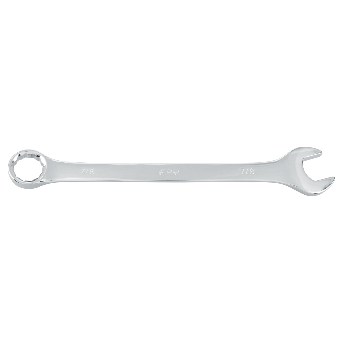 Llave combinada pulido espejo en pulgadas, 12 puntas, 7/8" Foy