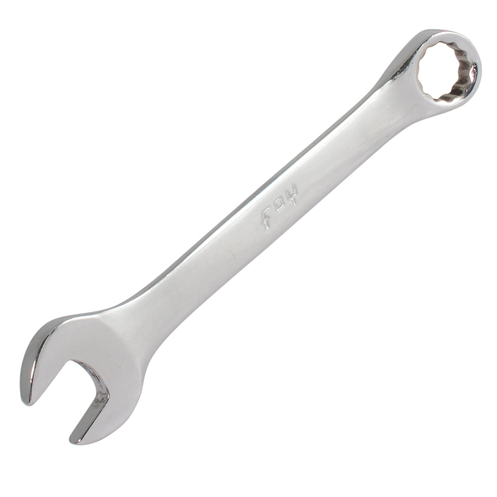 Llave combinada pulido espejo métrica, 12 puntas, 6 mm Foy