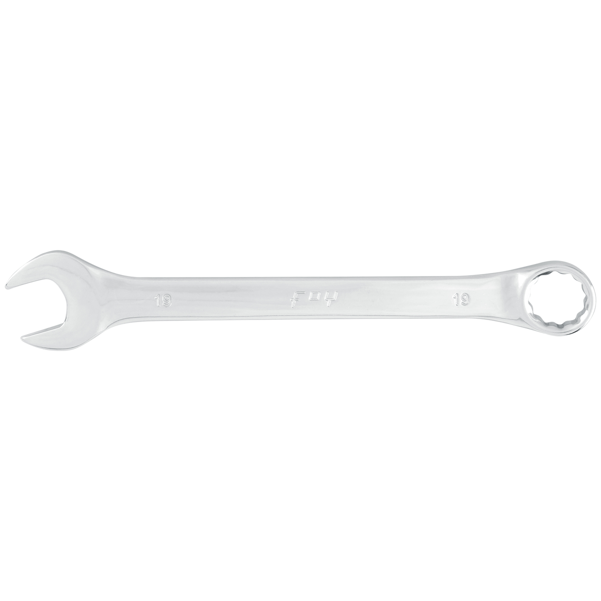 Llave combinada pulido espejo métrica, 12 puntas, 19 mm Foy