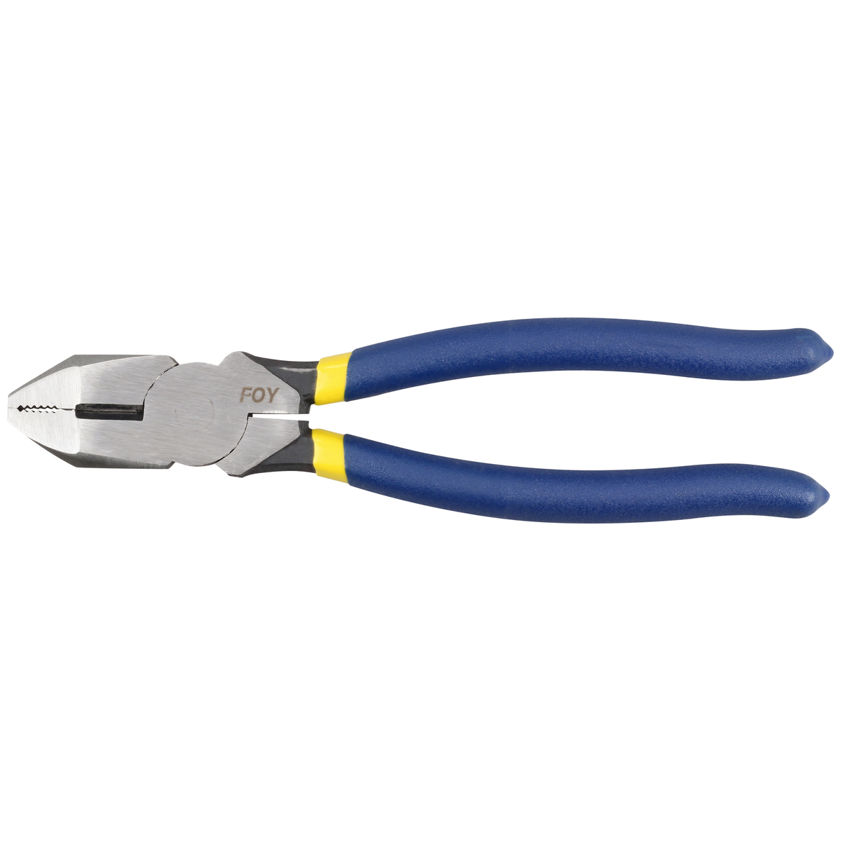 Pinza para electricista con mango con doble plastisol de 9" corte lateral Foy