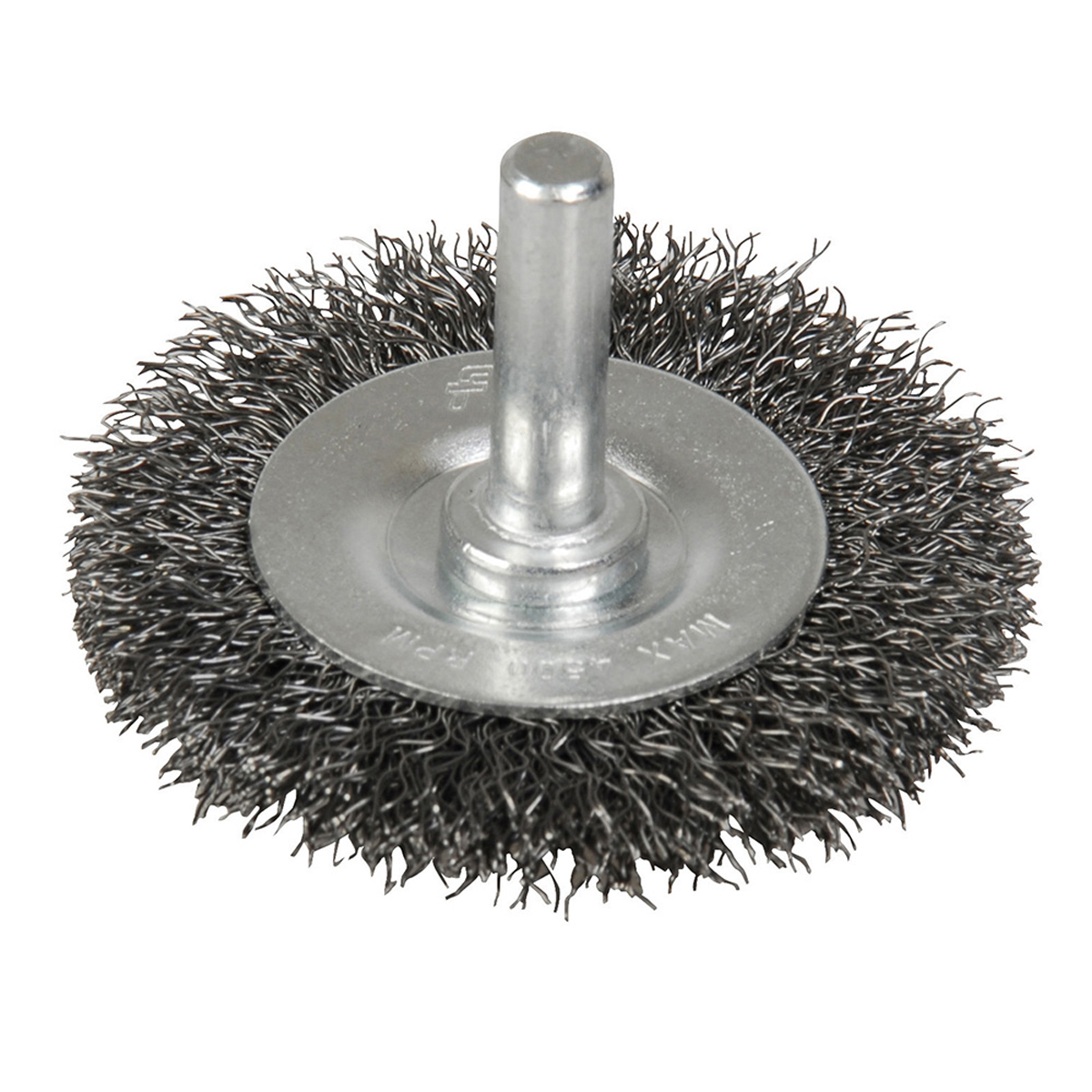 Carda copa ondulada alambre delgado 2" x 0.17 mm con zanco 1/4" Foy