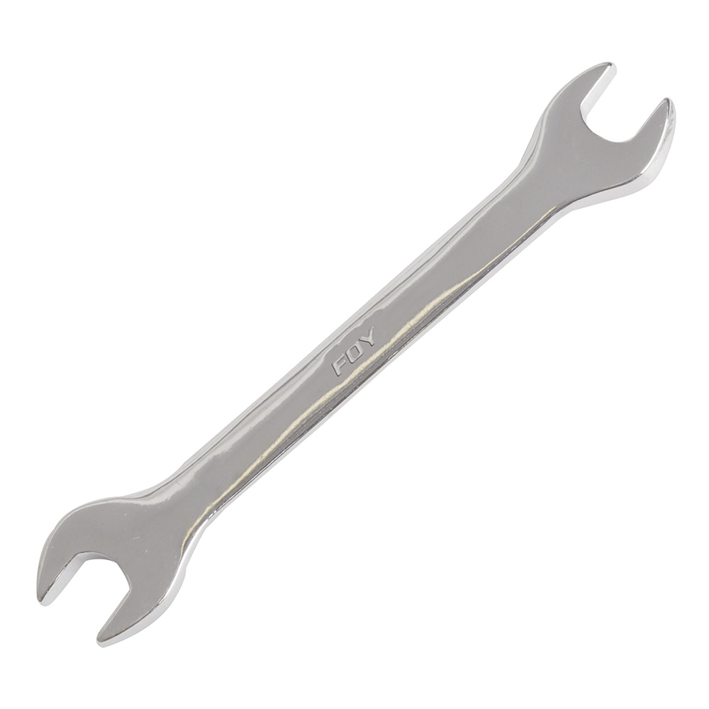 Llave española pulido espejo métrica, 8 x 9 mm Foy