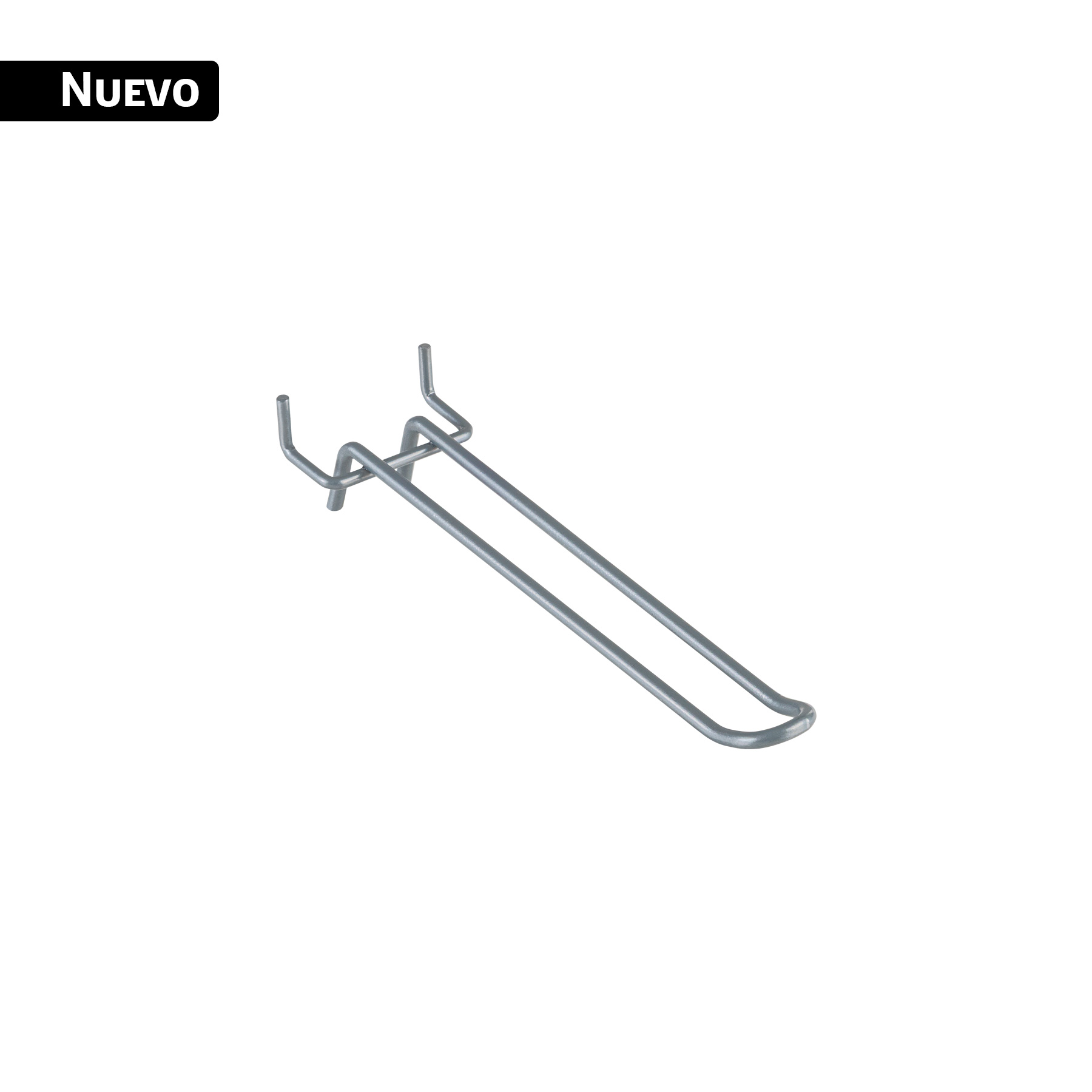 Gancho doble de 6' para perfocel y panel ranurado, TRUPER