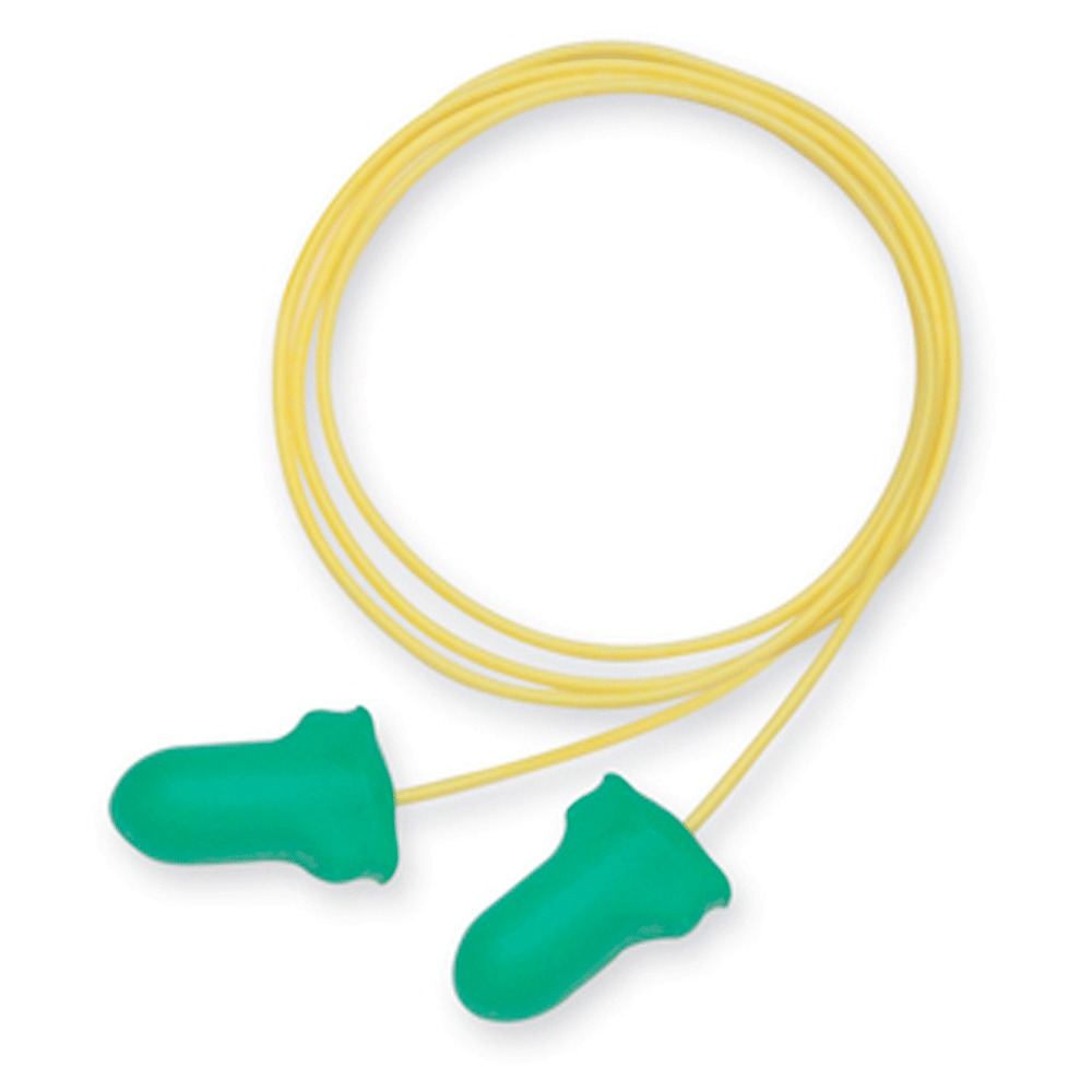 Tapones Desechables con Cordón Espuma de Poliuretano Verde HONEYWELL LPF-30