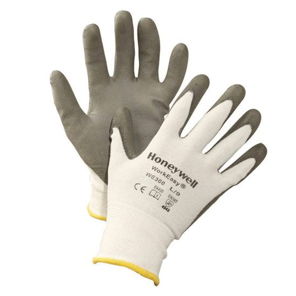 Guante Anticorte Fibra de HPPE de Poliuretano Gris Gris HONEYWELL WE300-SE